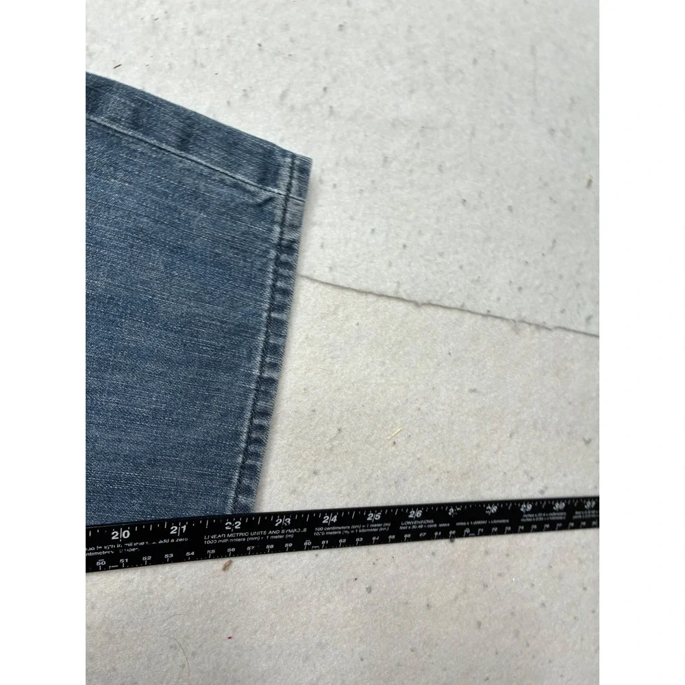 Vtg Old Navy Womens Low Rise Cropped Jeans Medium Wash Denim Capri Size‎ 14 Y2K